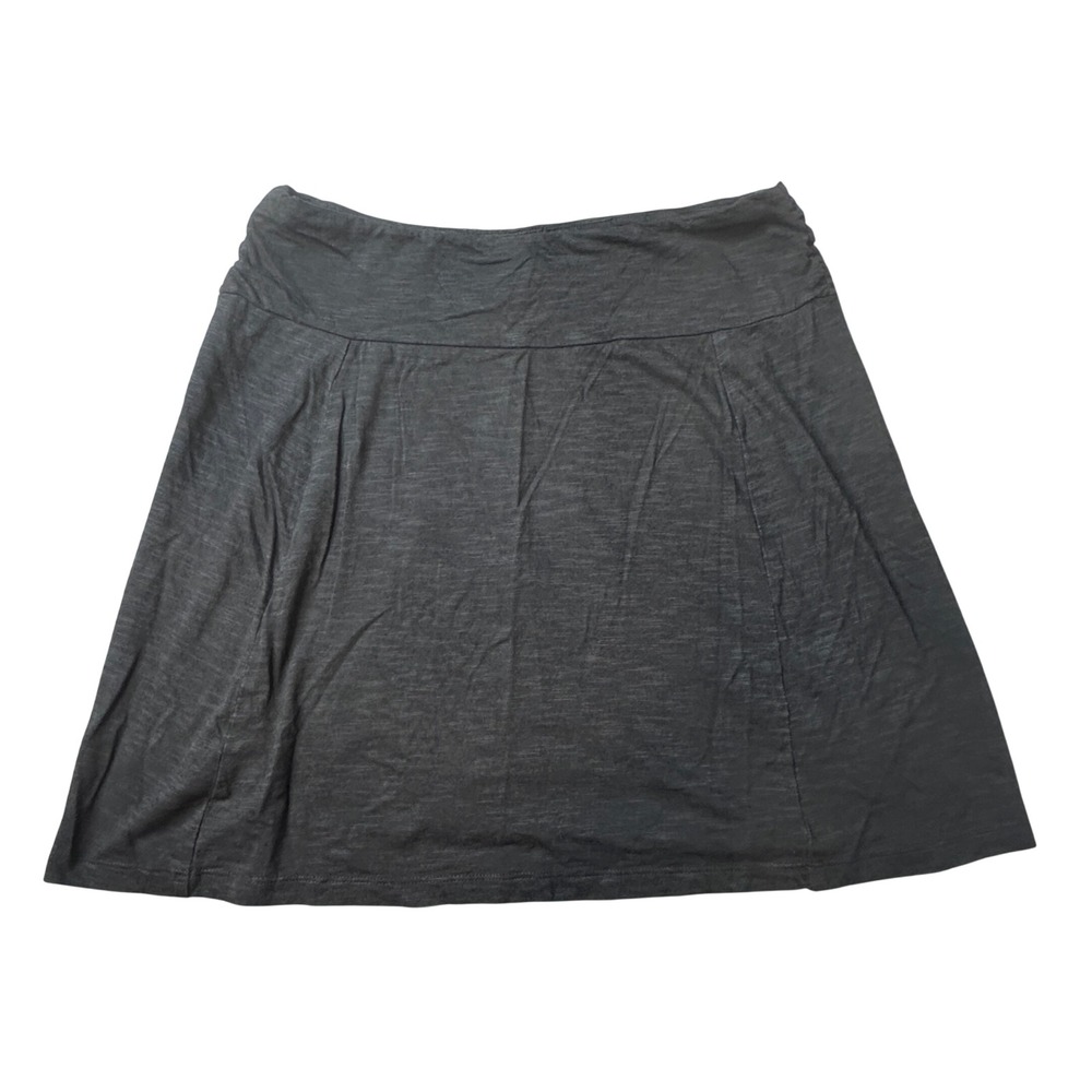 Columbia Skirt Womens Small Gray Heather Jersey‎ Knit Pull On Casual Athletic